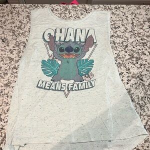 Blue Ohana Graphic Tank Top Casual Wear